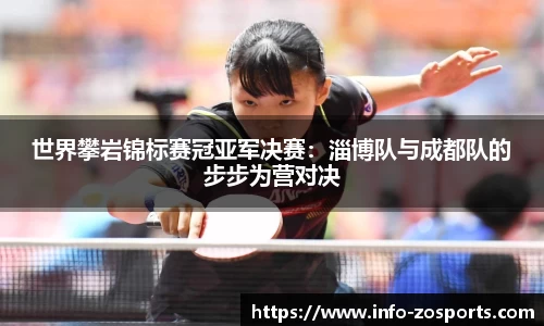 世界攀岩锦标赛冠亚军决赛：淄博队与成都队的步步为营对决